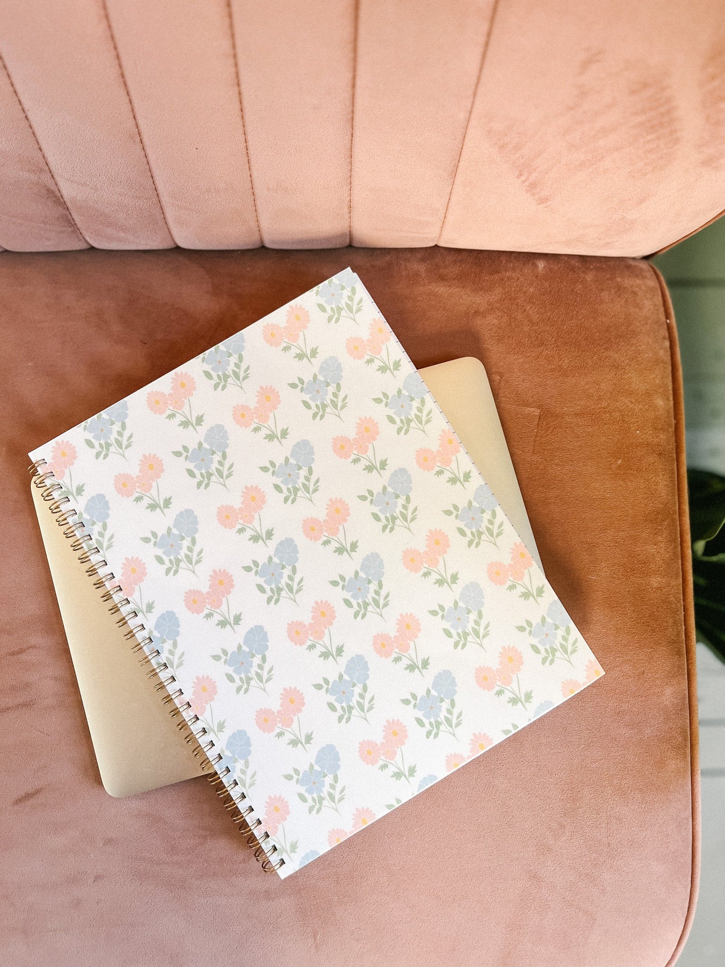 Large Simple Floral Notebook - Slightly Imperfect