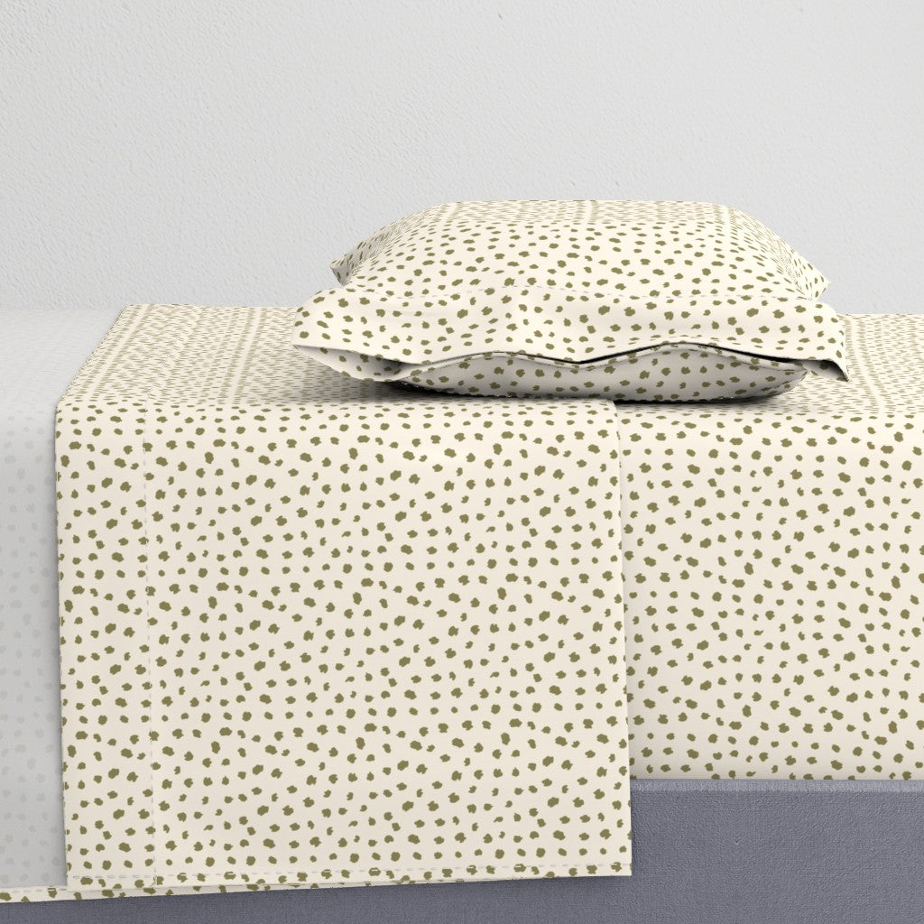 Green Dotted Sheet Set