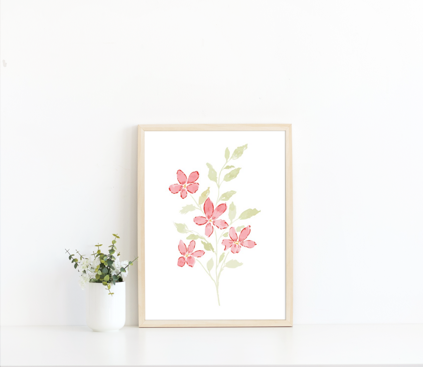Watercolor Floral Print