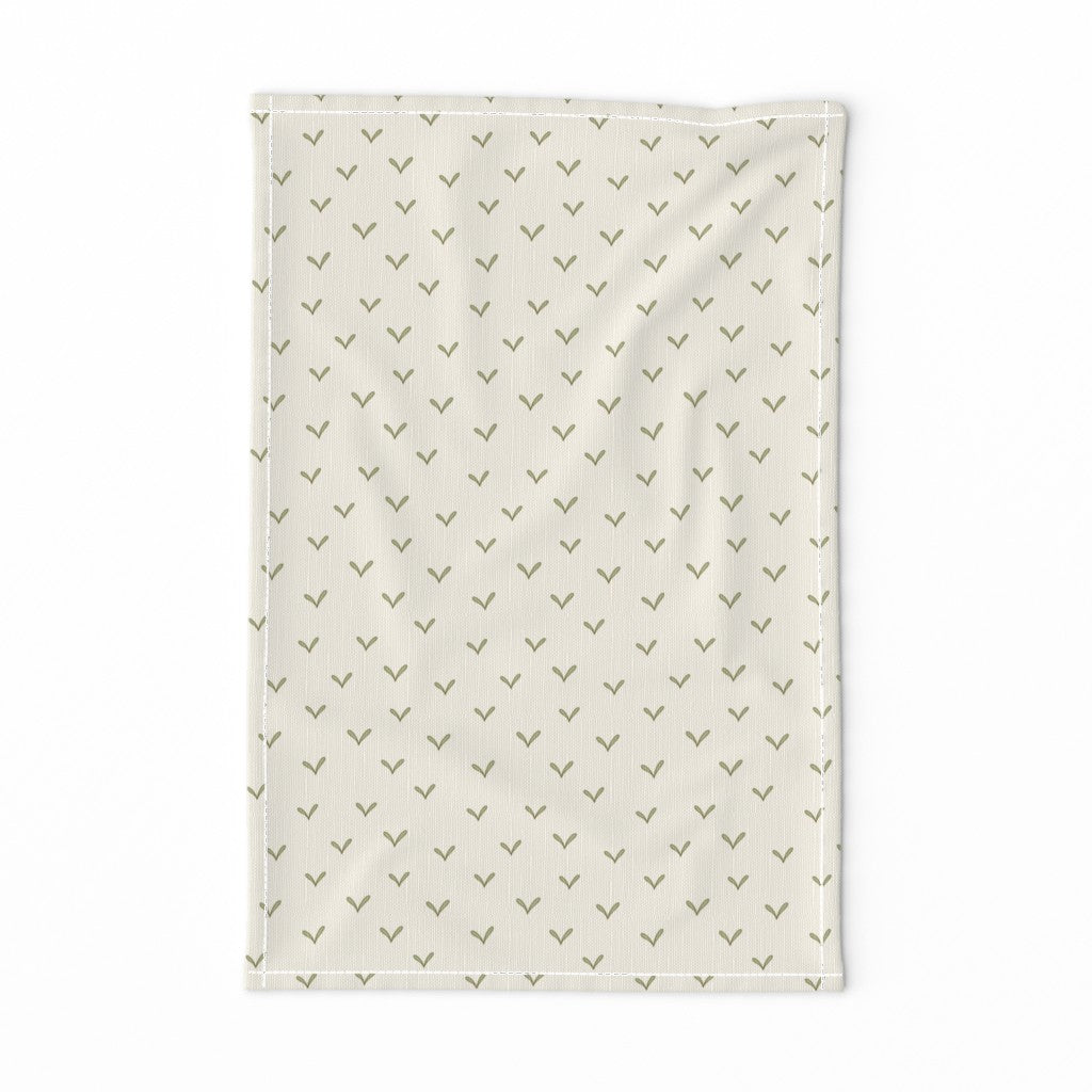 Playful Leaves Kitchen Towel