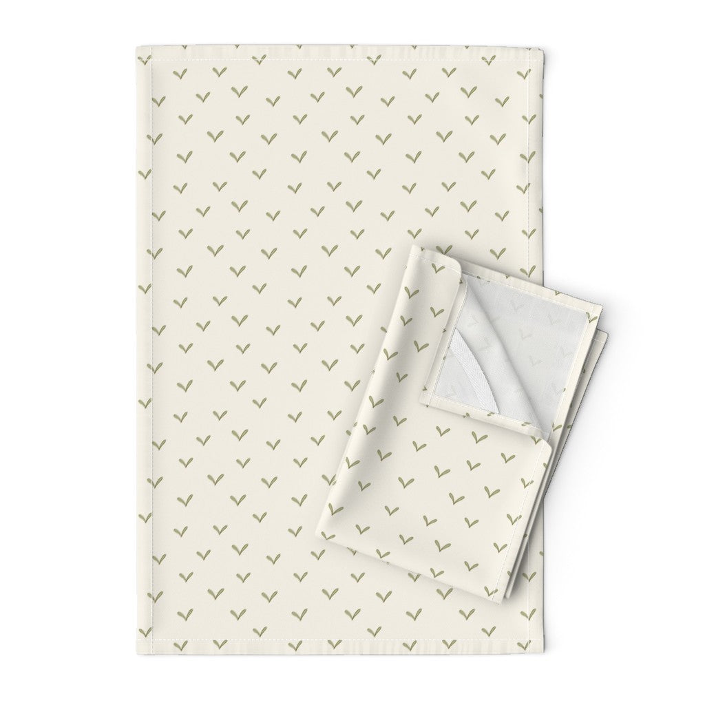 Playful Leaves Kitchen Towel