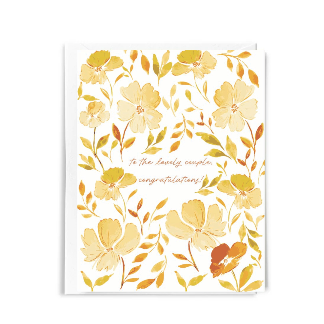 To The Lovely Couple Greeting Card