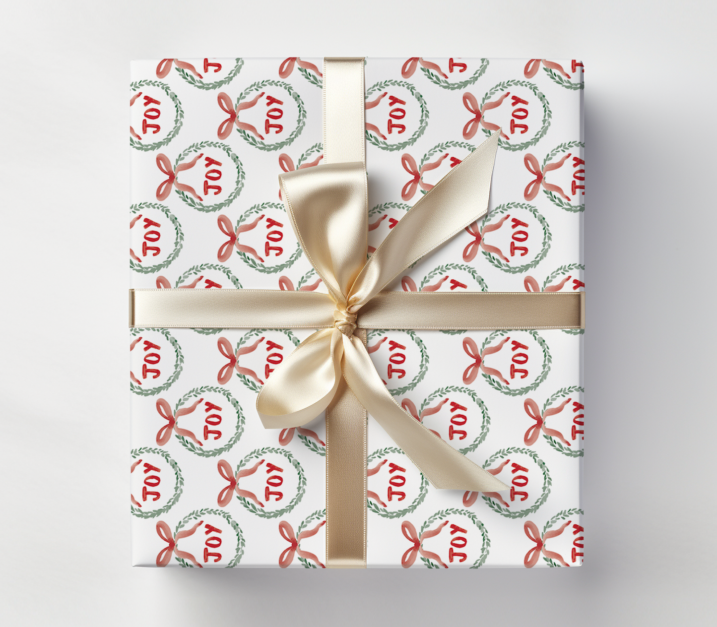 Watercolor JOY Wrapping Paper - Set of 3