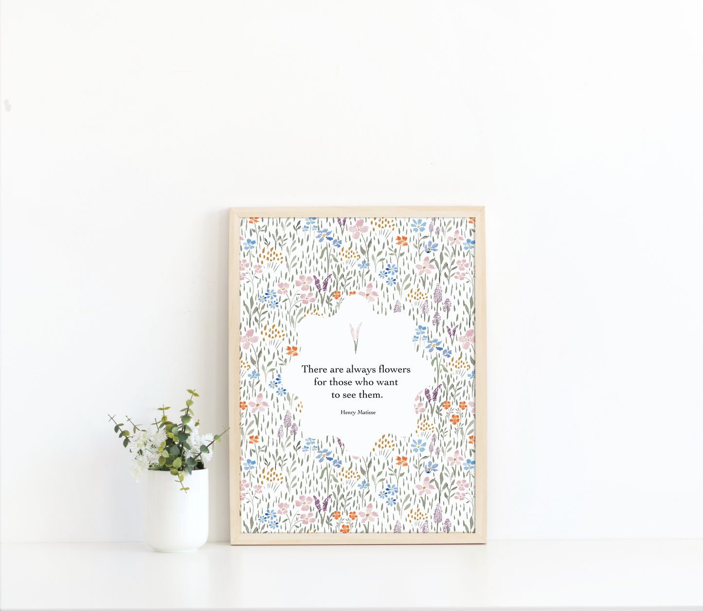 Flowers For Those That Want to See Them Print