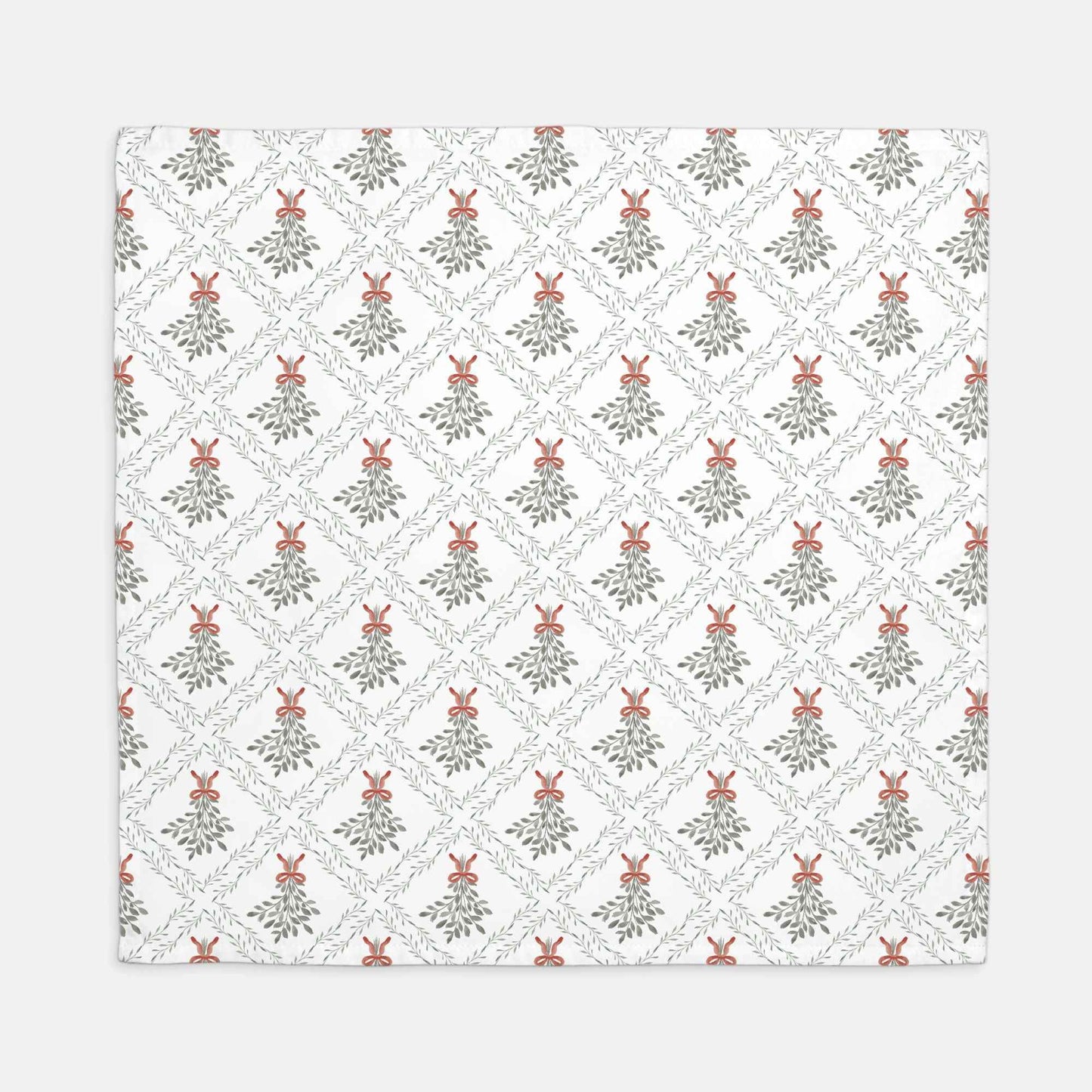 Holiday Mistletoe Napkins - Set of 4