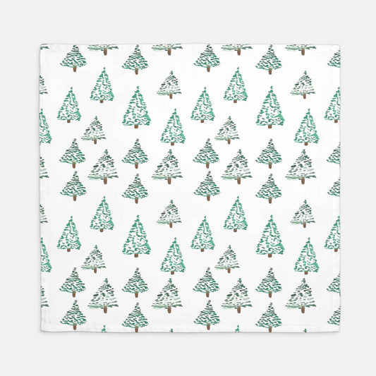 Watercolor Holiday Trees - Set of 4