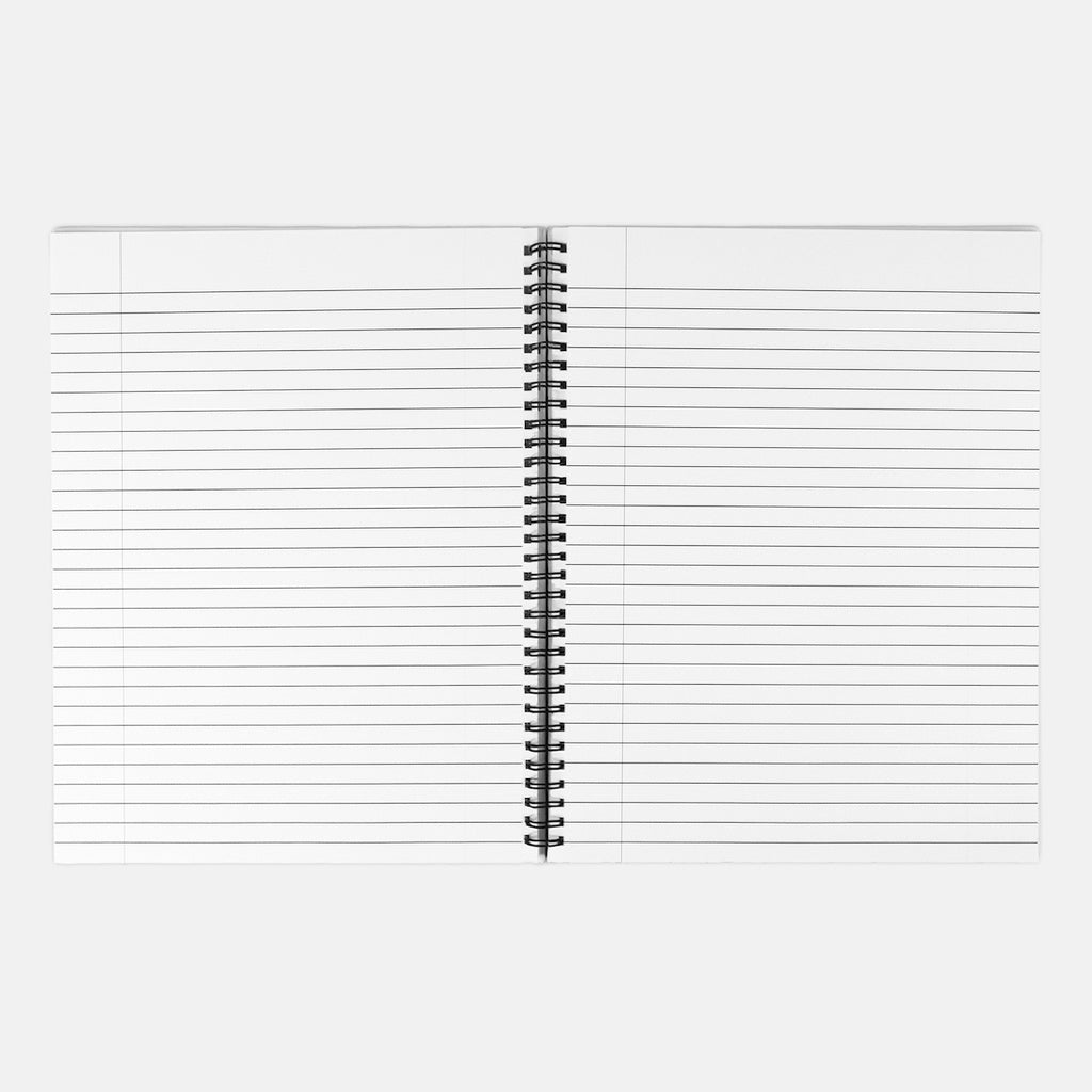 Large Simple Floral Notebook