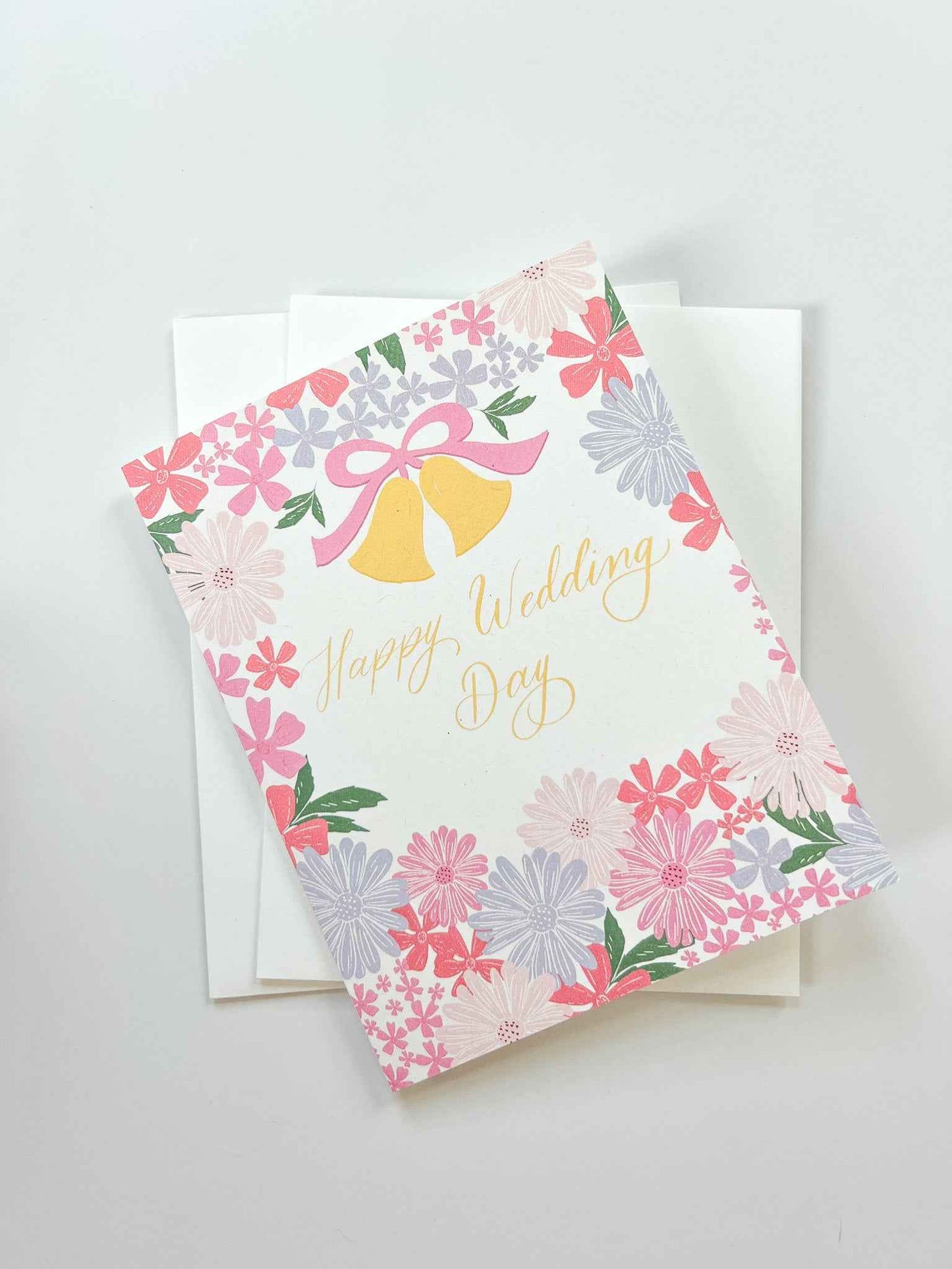 Cute Wedding Card - Happy Wedding Day Card