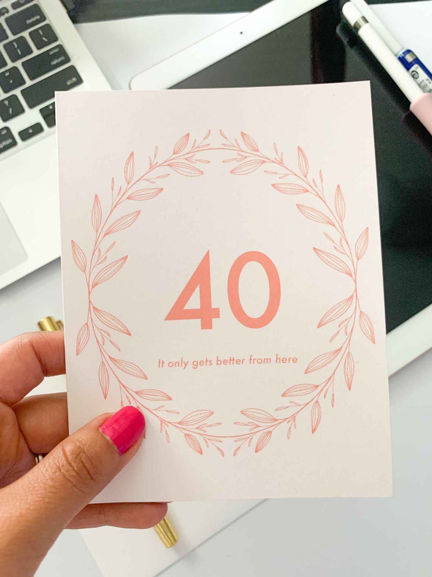 Sweet Birthday Card - 40th Birthday Card