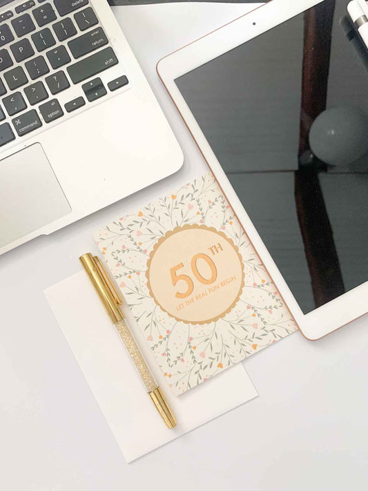 Funny Birthday Card - 50th Birthday Card