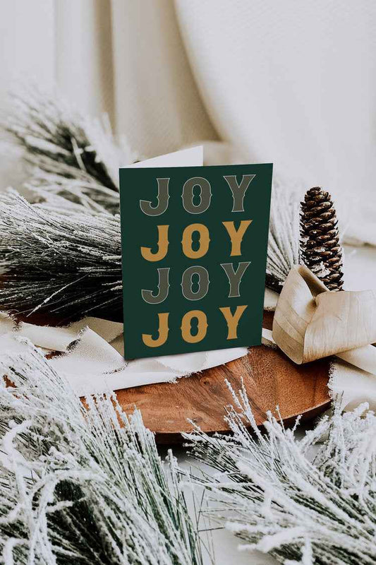 JOY Greeting Card
