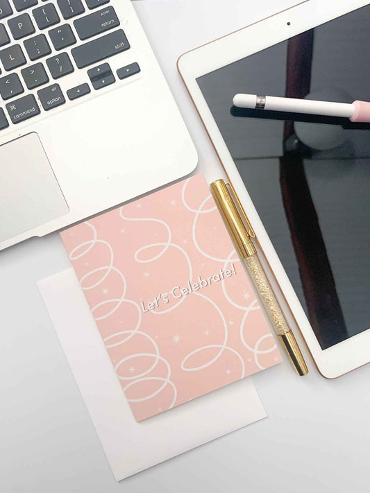 Cute Celebration Card - Let's Celebrate Card