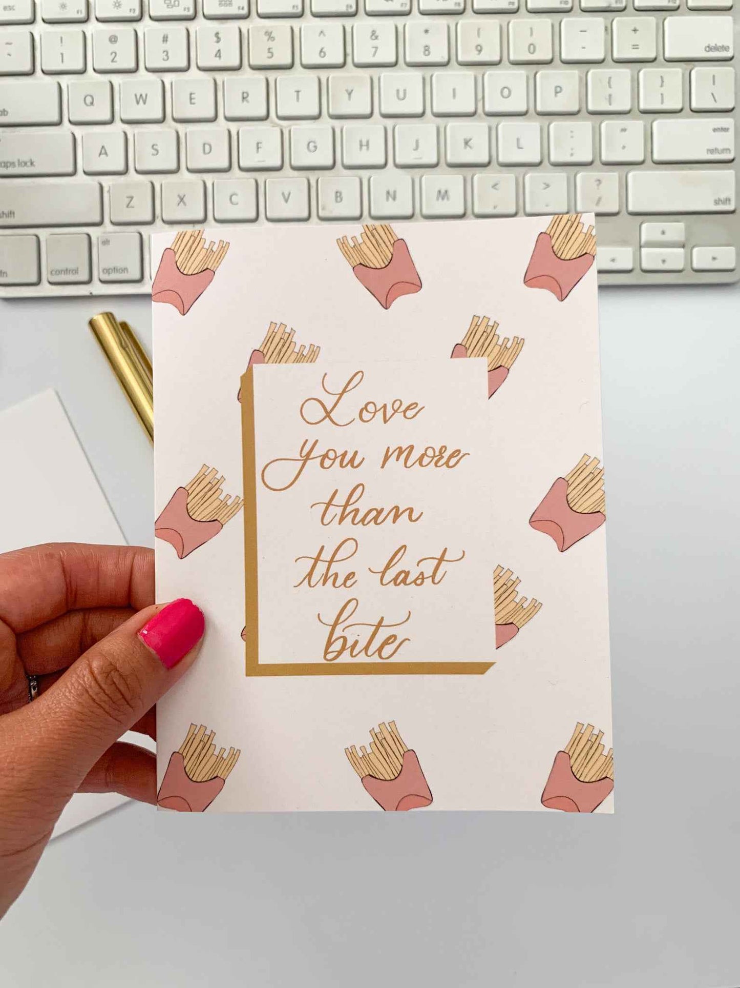 Funny Love Card - Love You More Than The Last Bite