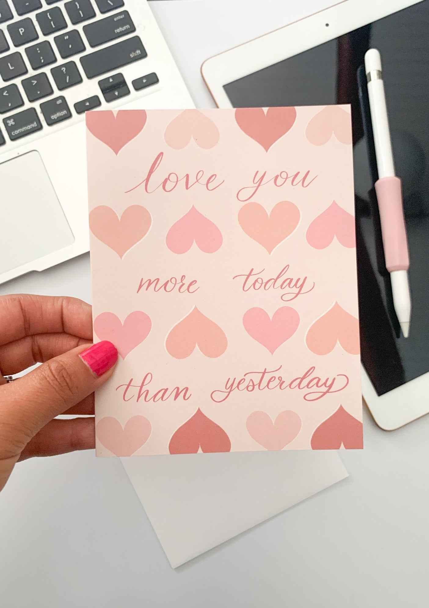 Cute Relationship Card - Love You More Today