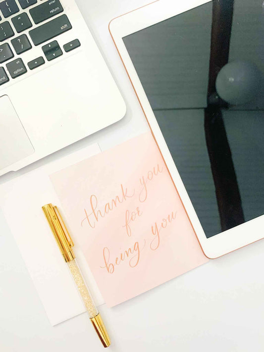 Sweet Friendship Card - Thank You for Being You Greeting Card