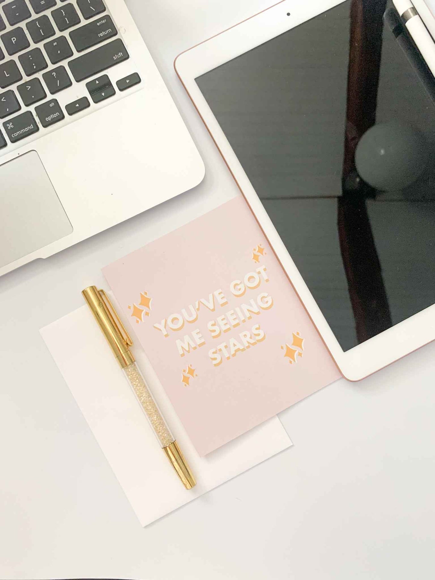 Sweet Love Card - You've Got Me Seeing Stars Greeting Card