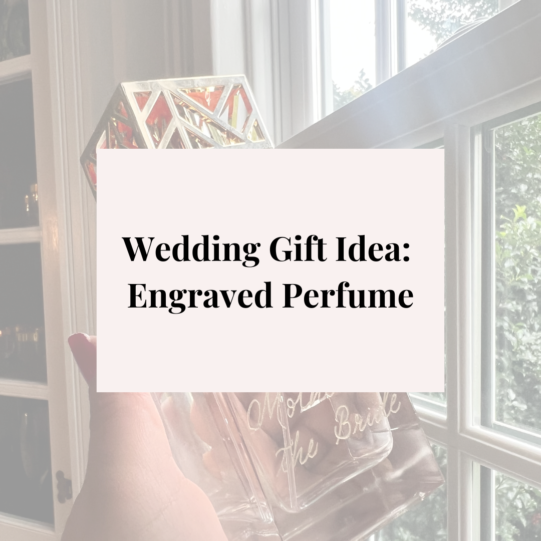Engraved Perfume Bottle - Wedding Gift Ideas