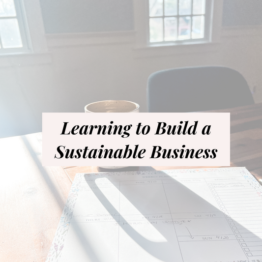 Learning to Build a Sustainable Creative Business