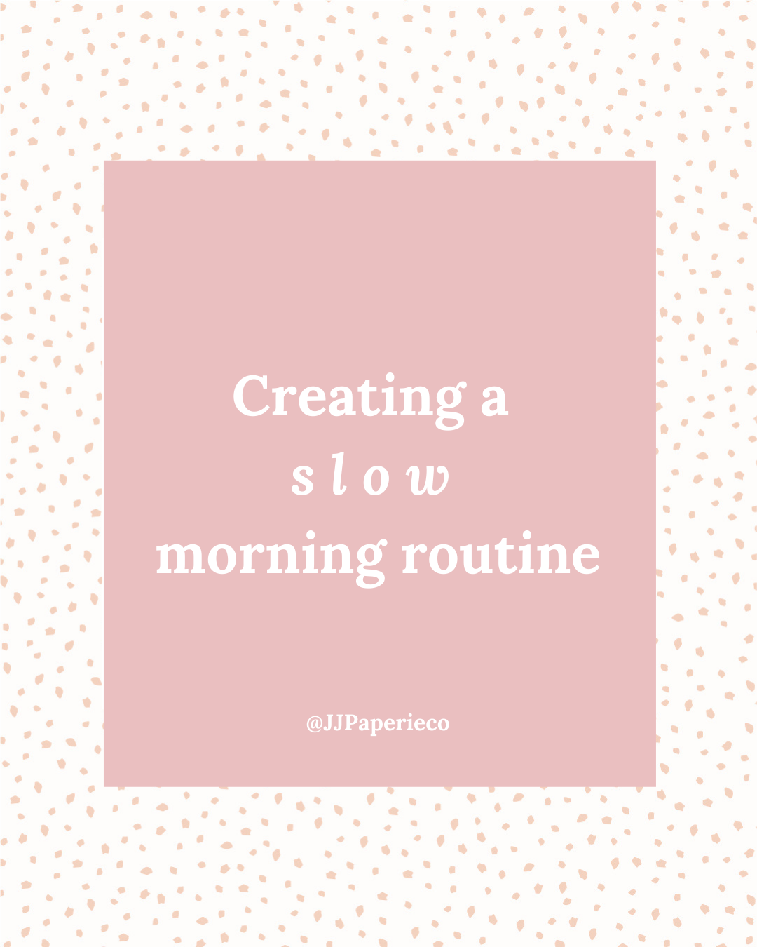 How to Create a Morning Routine