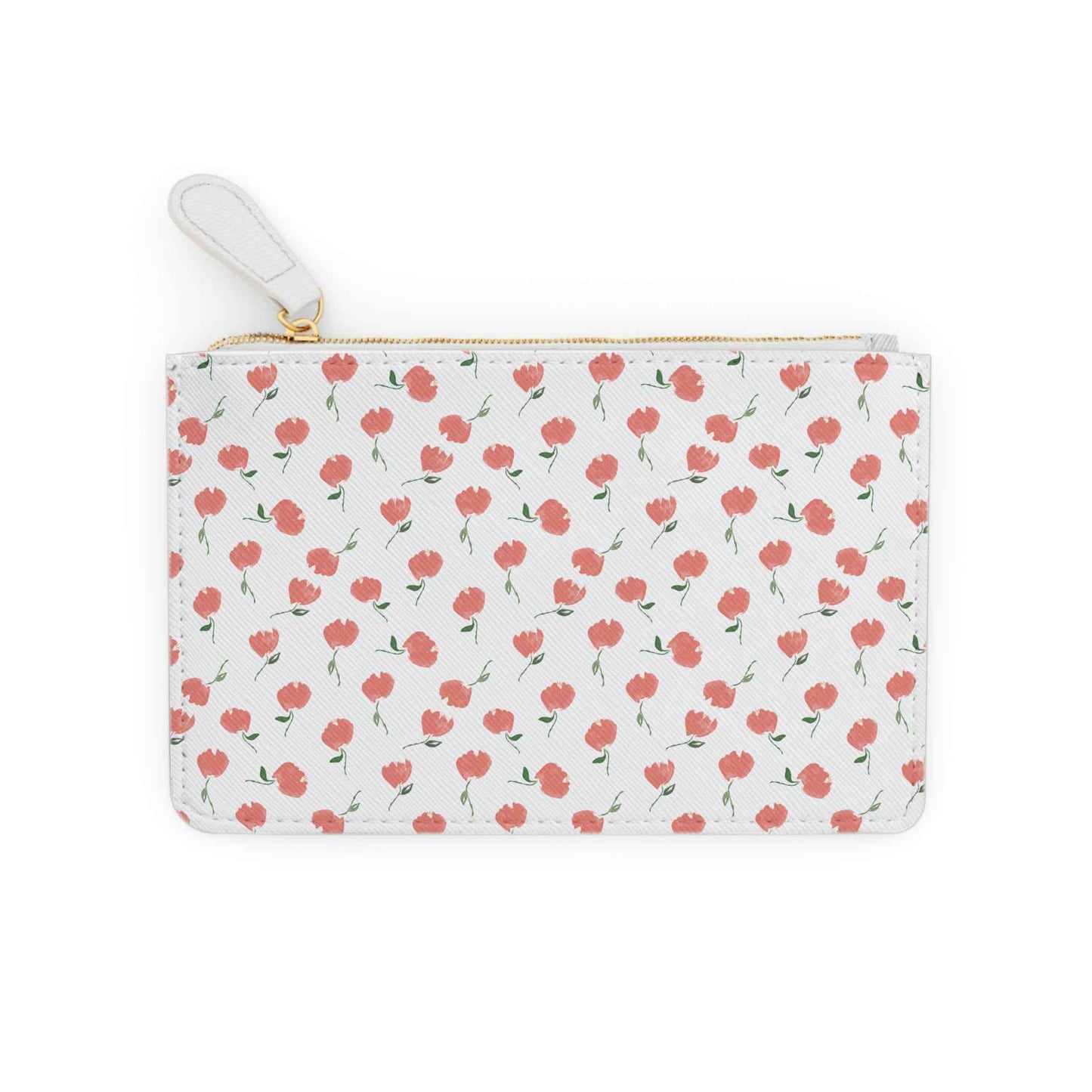 Dainty Floral Print Card Case Wallet