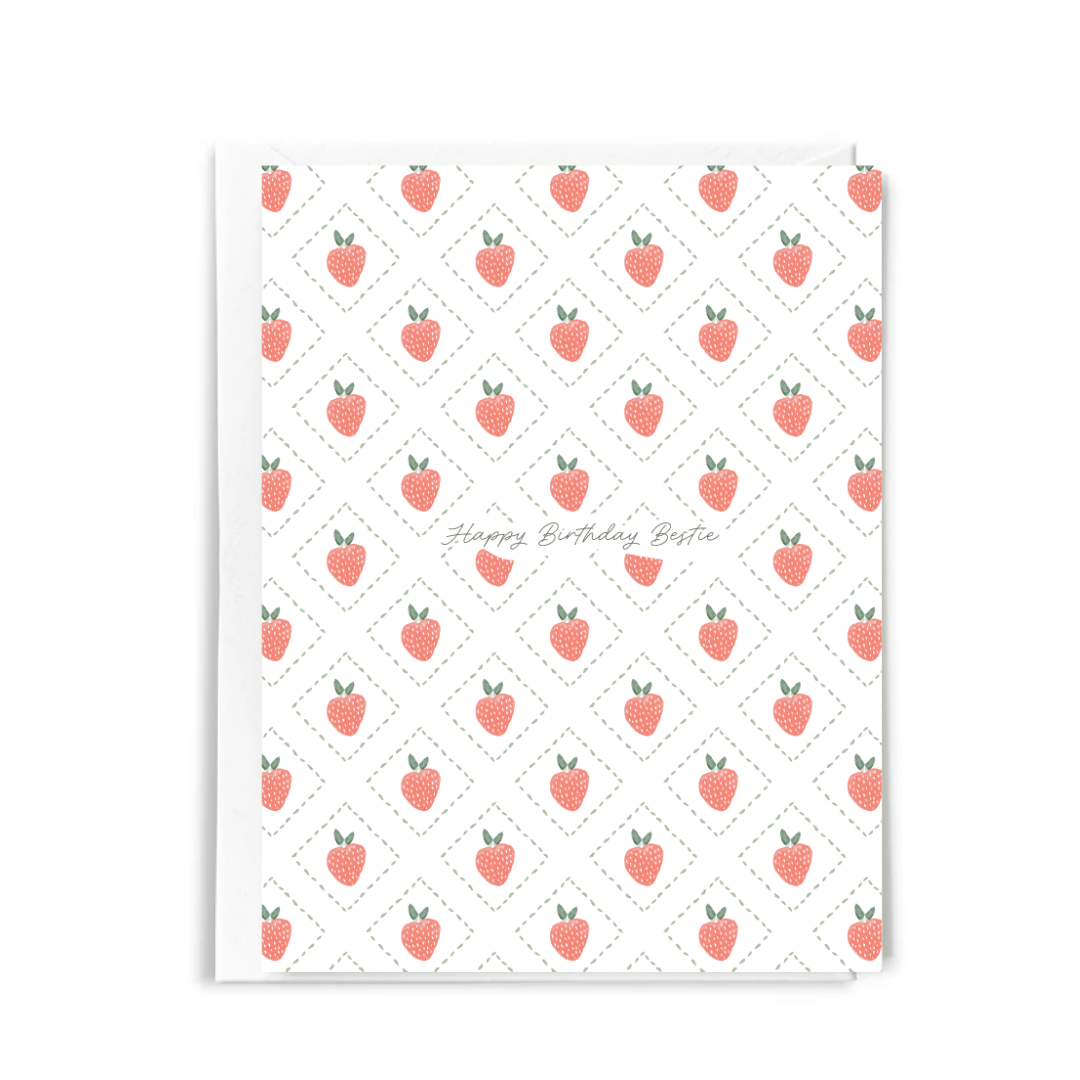 Happy Birthday Bestie Greeting Card