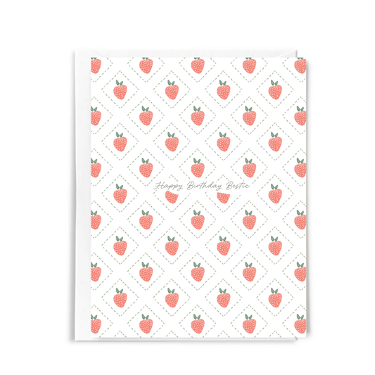 Happy Birthday Bestie Greeting Card