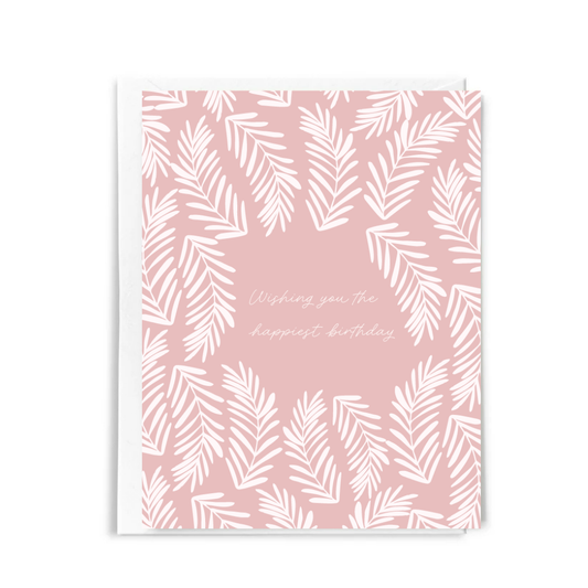 Wishing You the Happiest Birthday Greeting Card