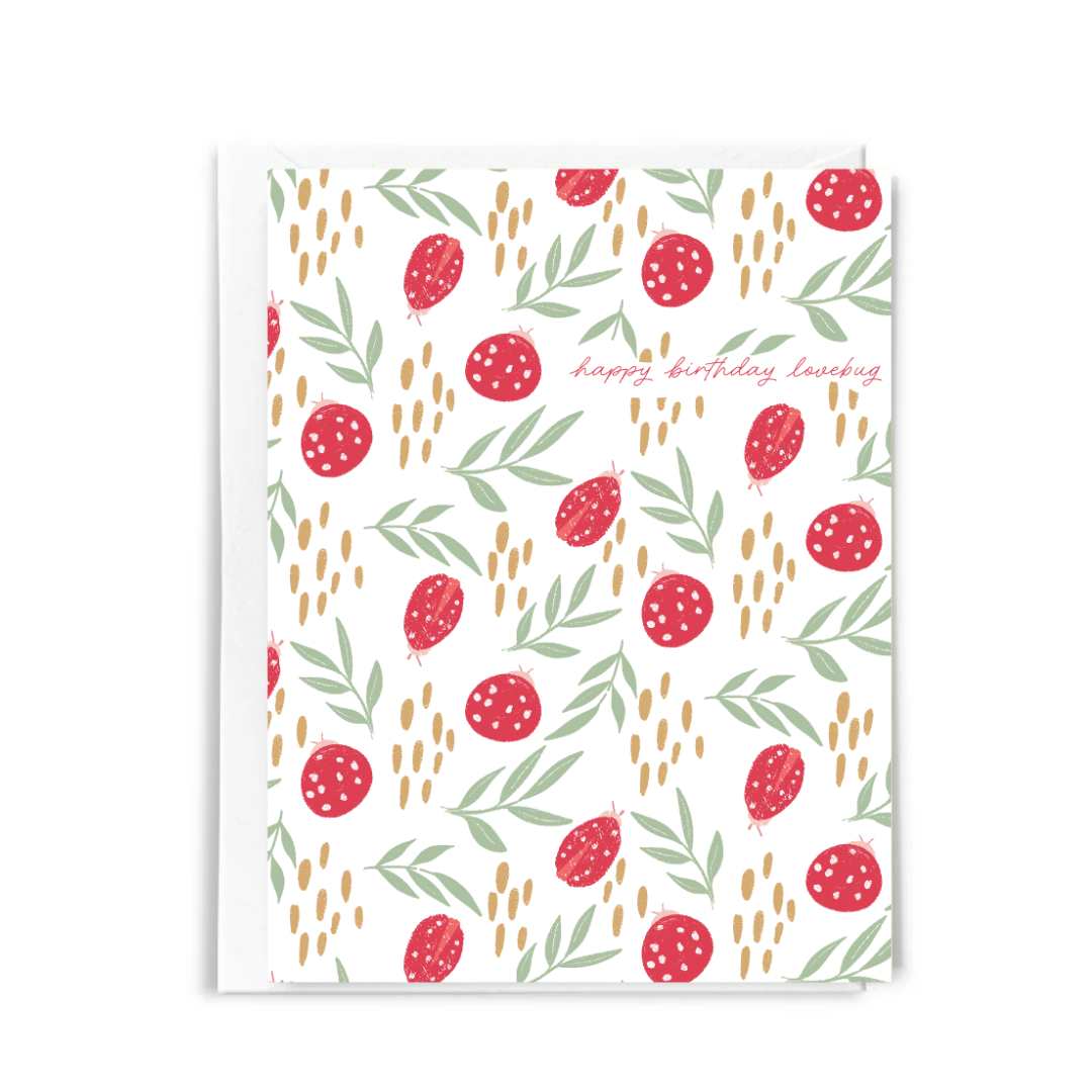Happy Birthday Lovebug Greeting Card