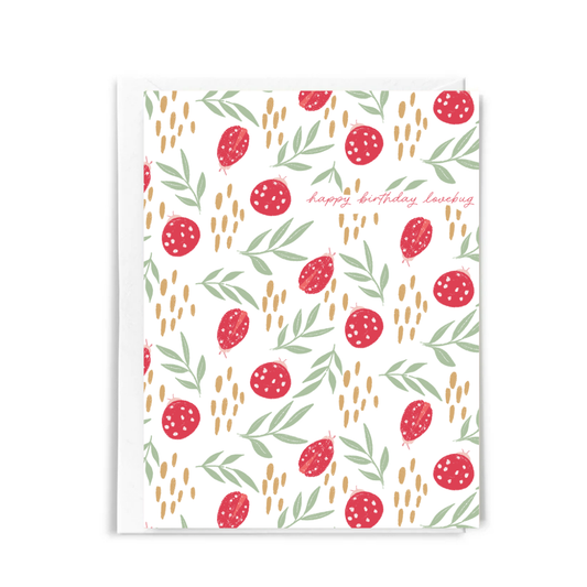 Happy Birthday Lovebug Greeting Card