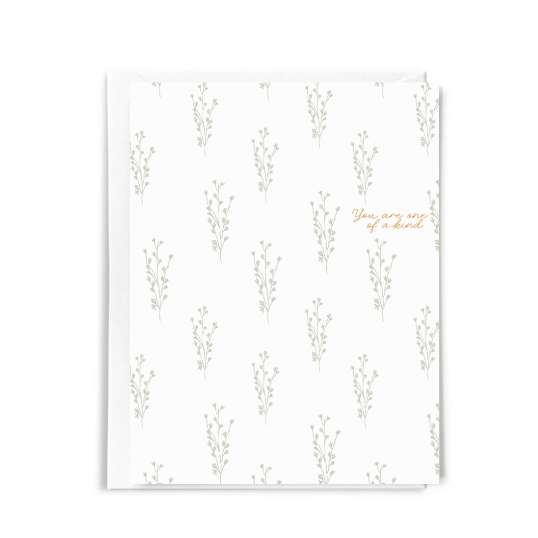 One of a Kind Card Greeting Card