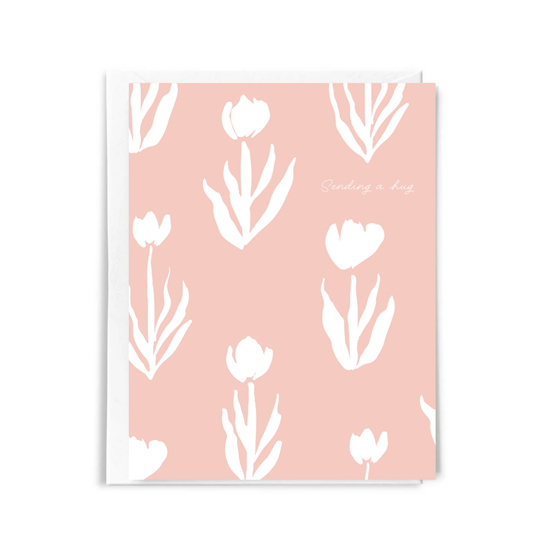 Pink Sympathy Greeting Card