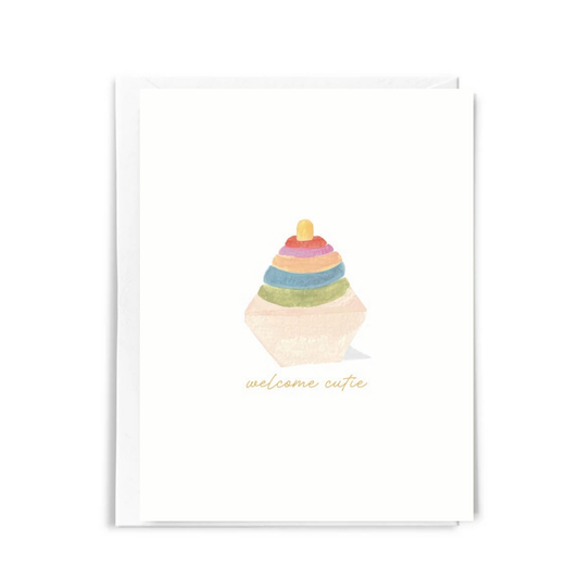Welcome Cutie Greeting Card