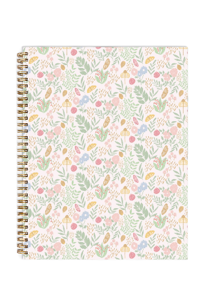 Large Floral Notebook - Slightly Imperfect