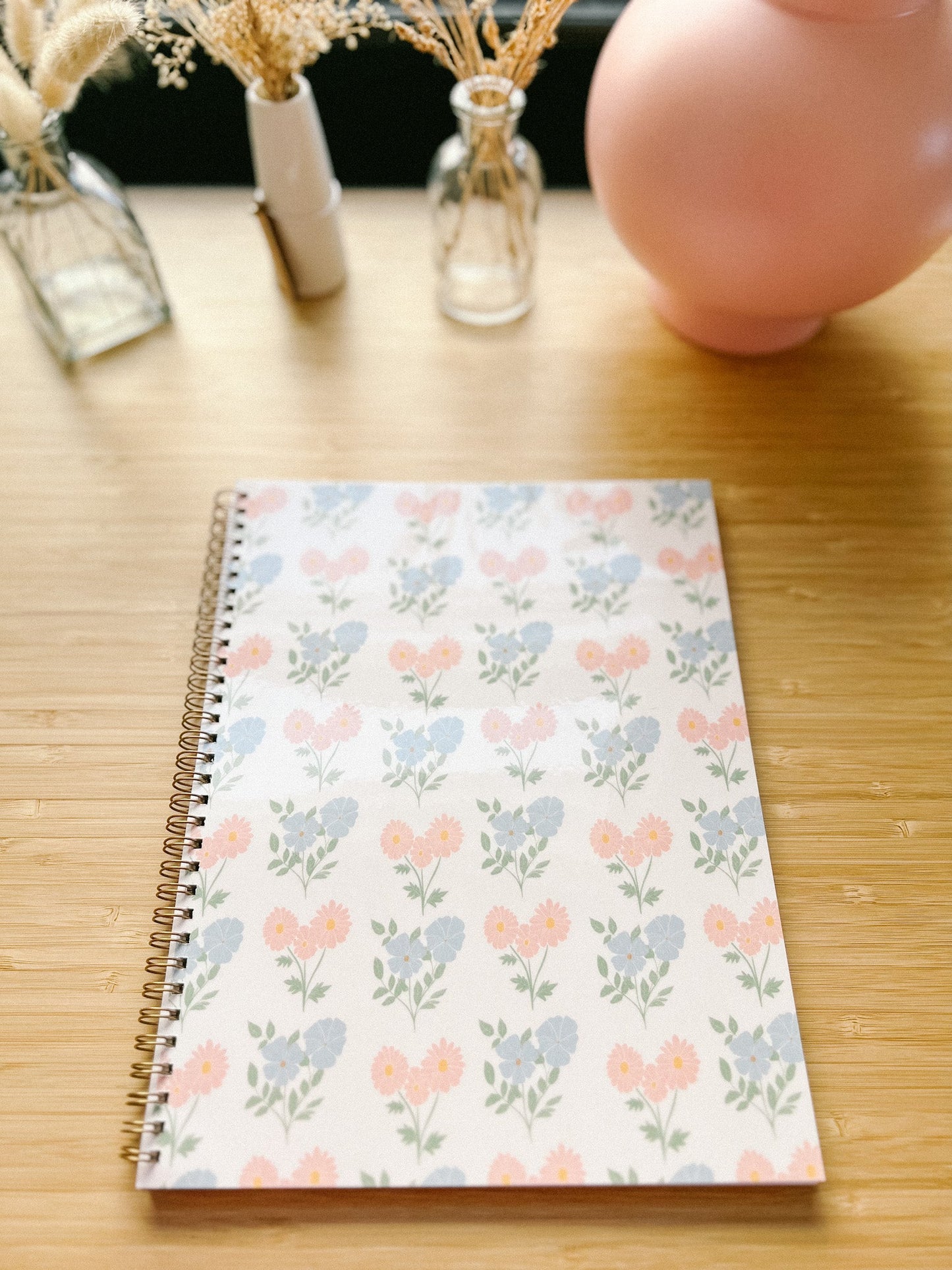 Large Simple Floral Notebook - Slightly Imperfect