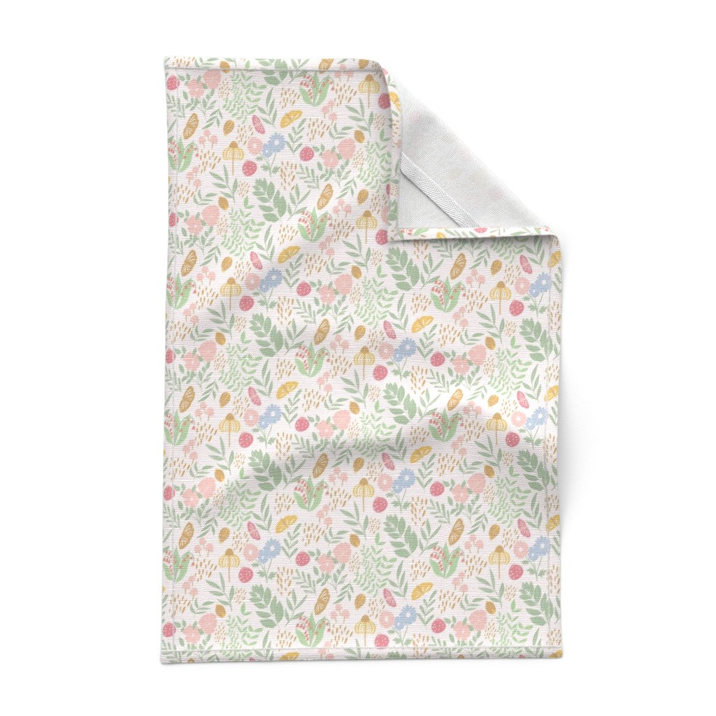 Spring Floral Tea Towel