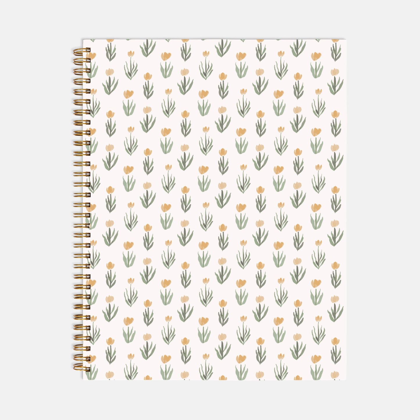 Lined Floral Notebook 8.5x11