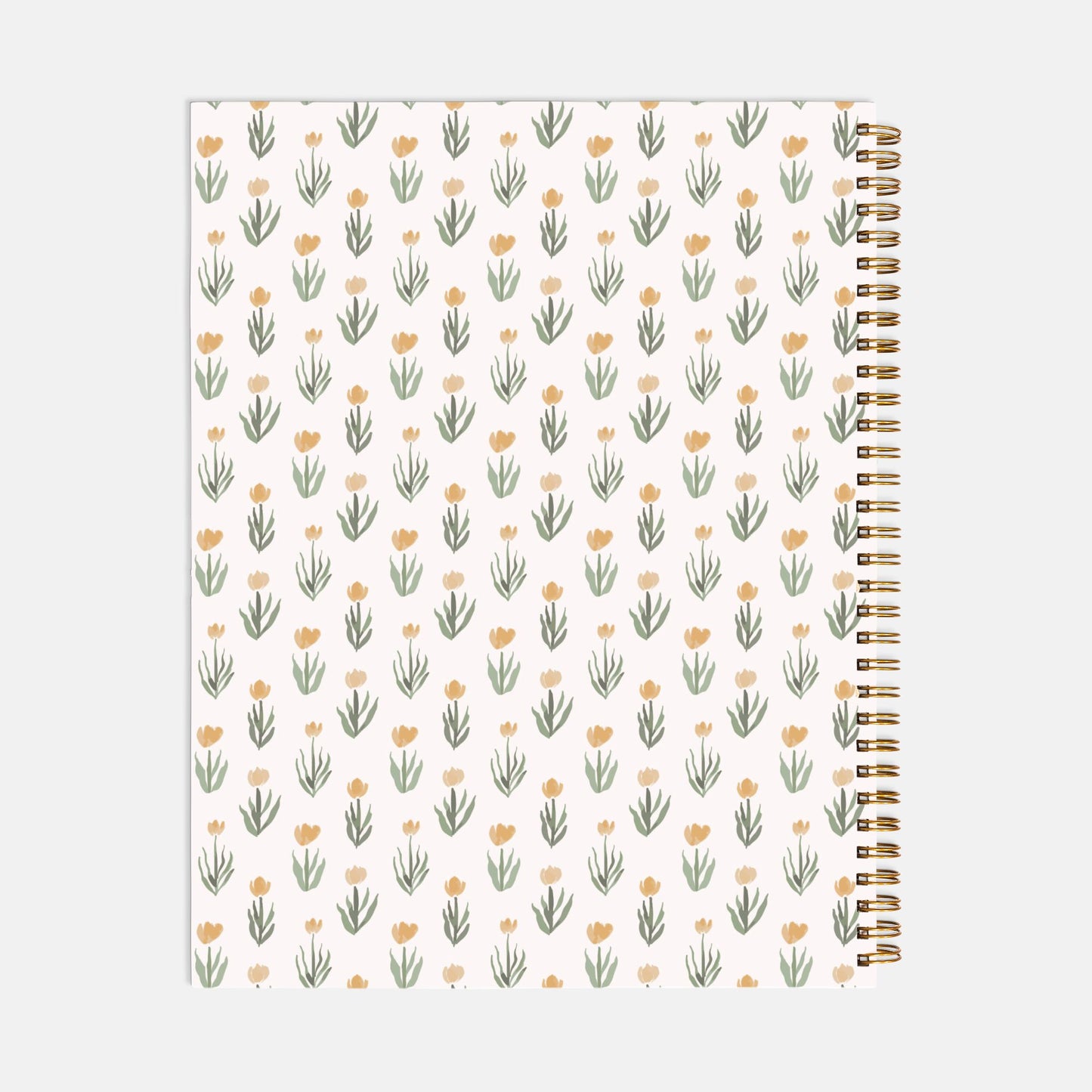 Lined Floral Notebook 8.5x11
