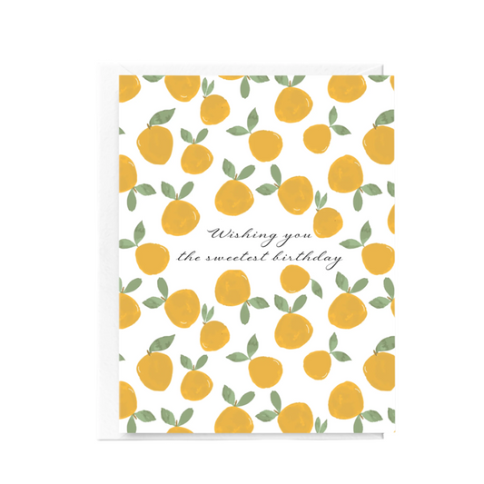 Oranges Birthday Card