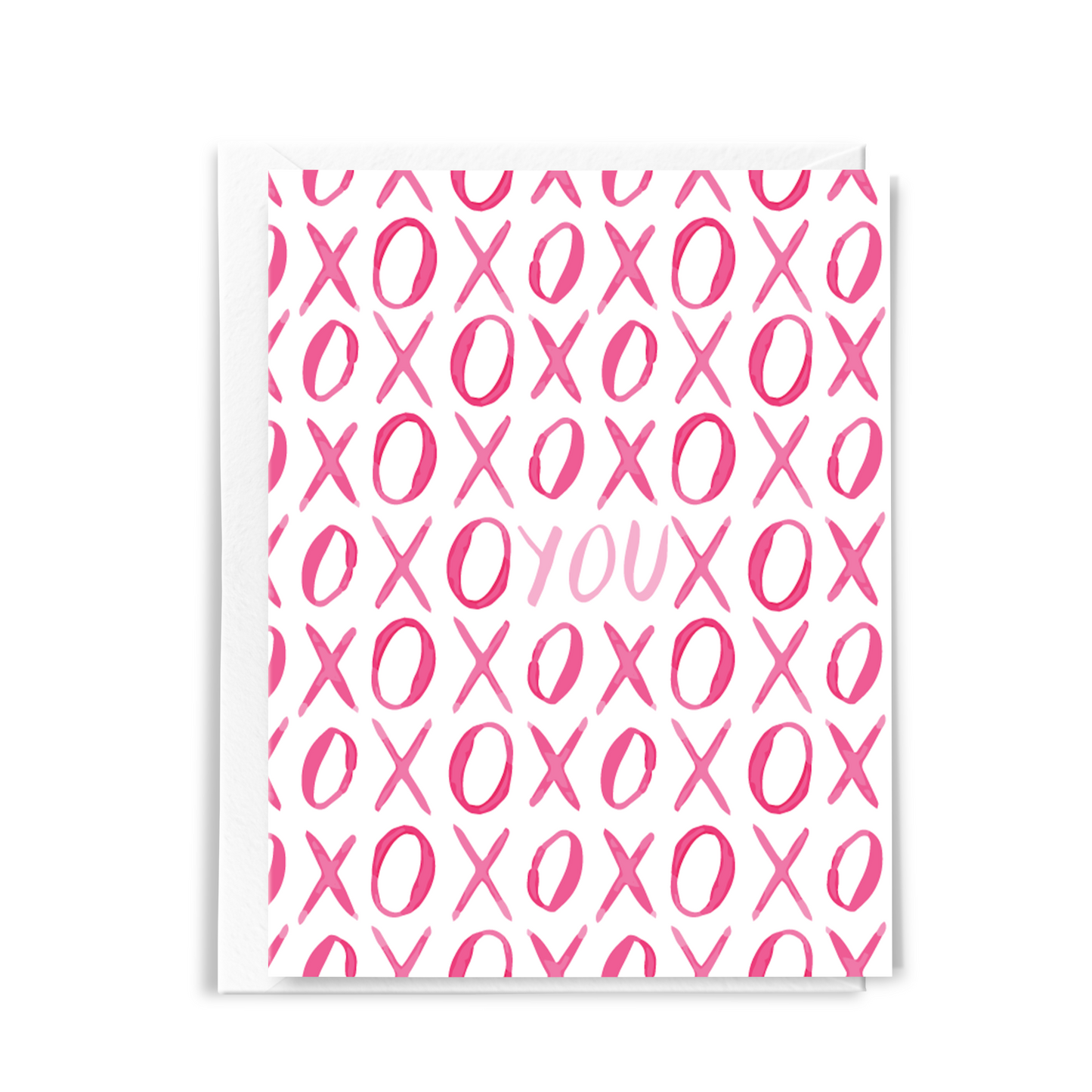 Watercolor Love Xoxo Card 