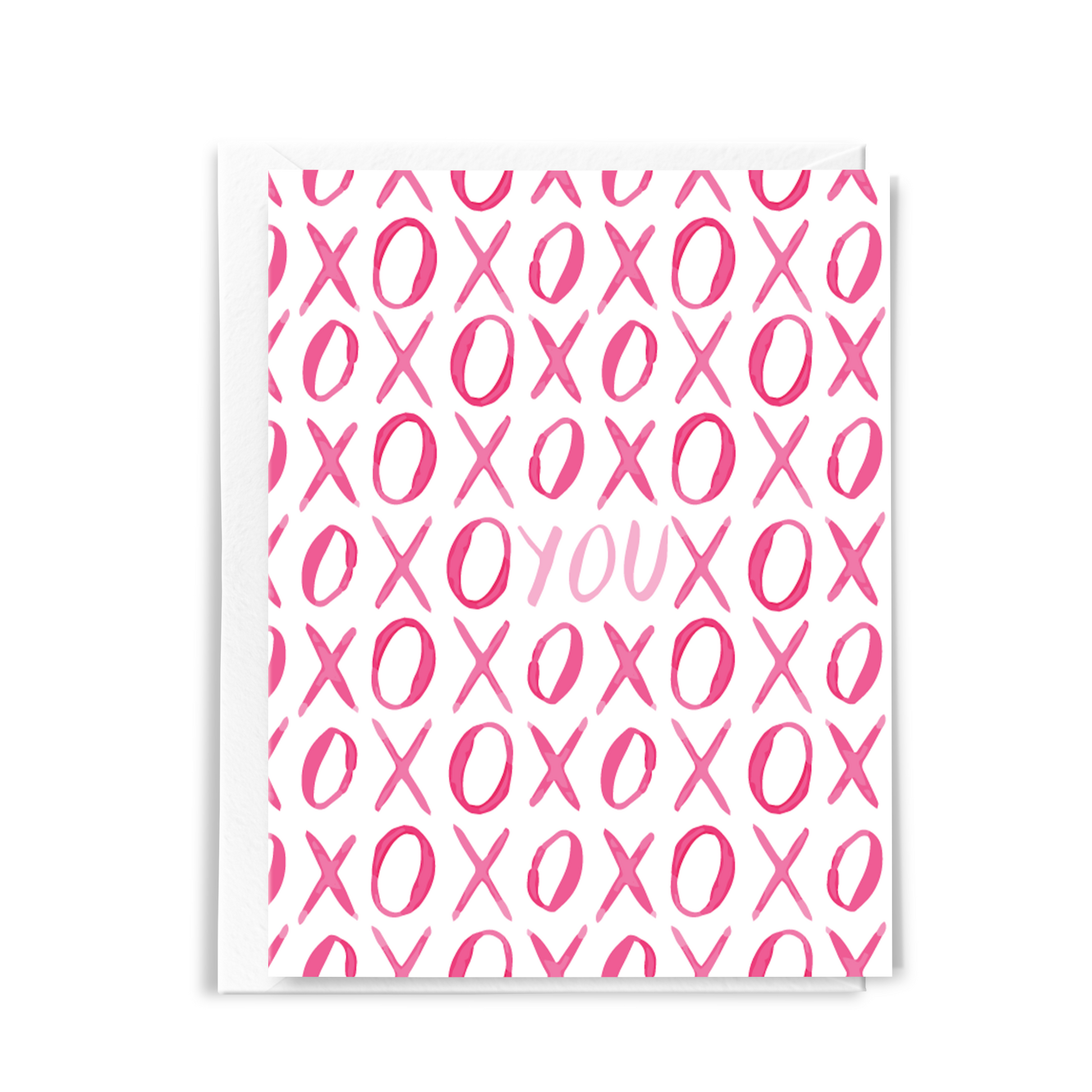 Watercolor Love Xoxo Card 