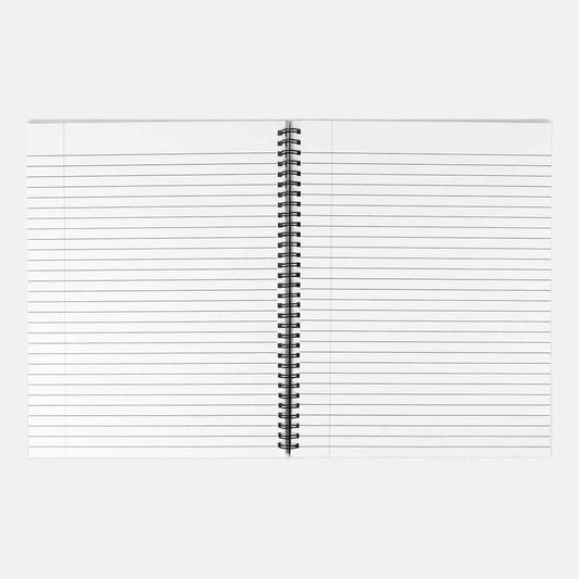 Large Floral Garden Notebook 8.5x11