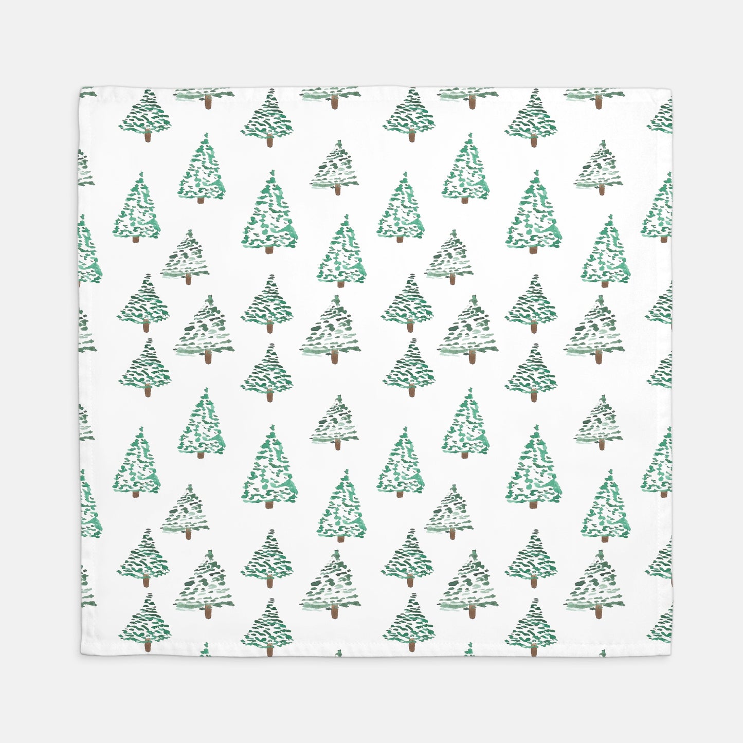 Watercolor Holiday Trees - Set of 4