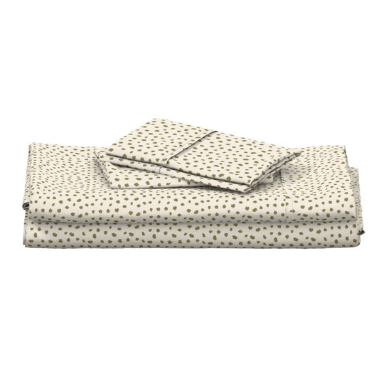 Green Dotted Sheet Set