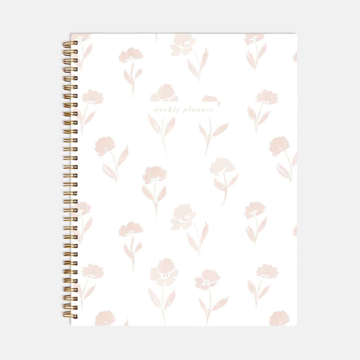 Pink Floral Undated 2024-2025 Planner