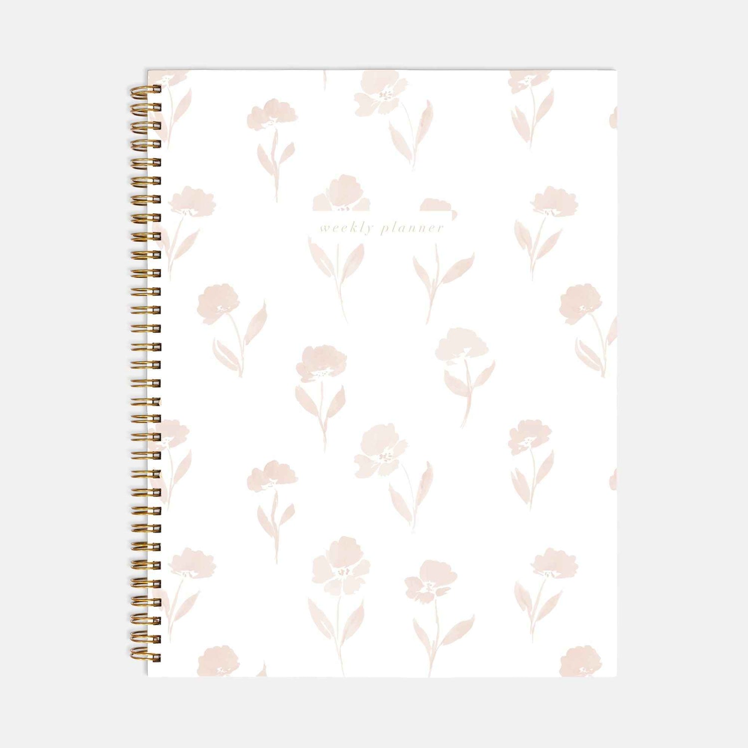 Pink Floral Undated 2024-2025 Planner