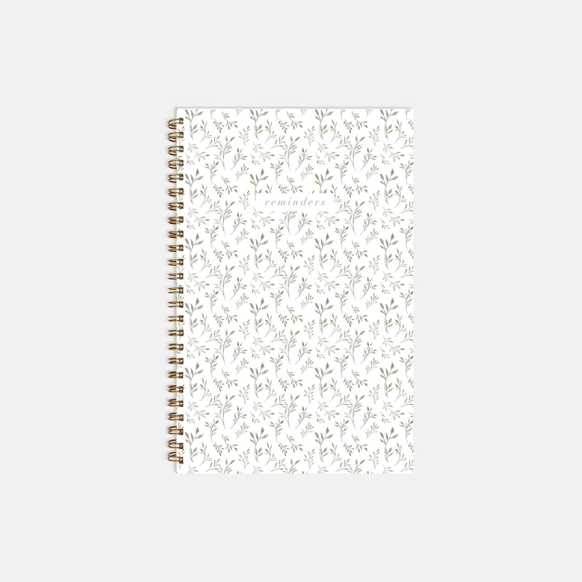 Reminders Notebook 5.5x8.5