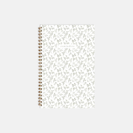 Reminders Notebook 5.5x8.5
