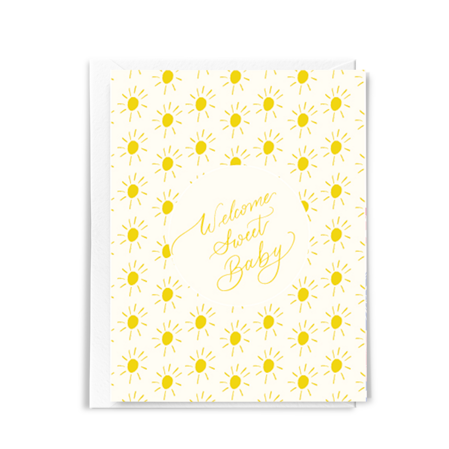 Cute New Baby Card - Welcome Sweet Baby