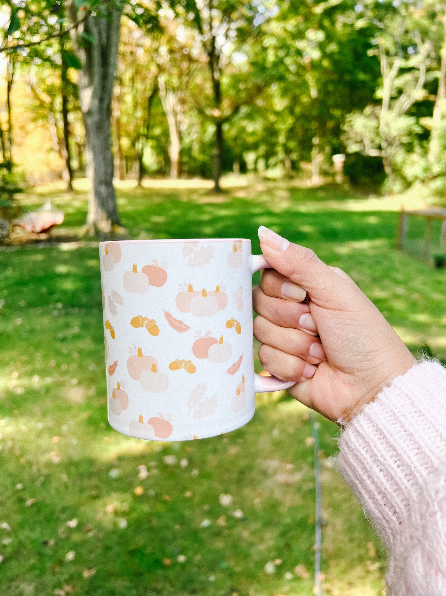 Pretty Fall Pumpkin Patch Coffee Mug