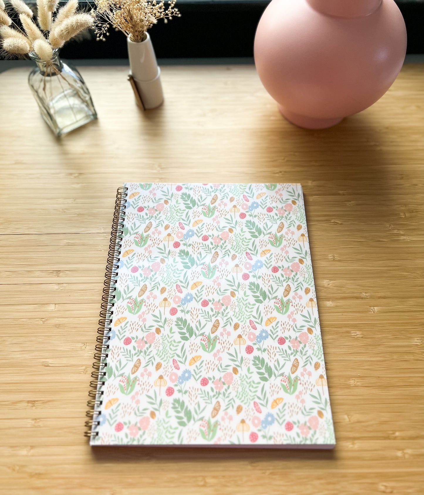 Large Floral Notebook